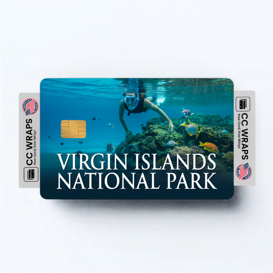 2PK Virgin Islands National Park Credit Card Vinyl Skin Decal