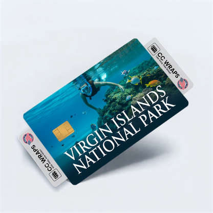 2PK Virgin Islands National Park Credit Card Vinyl Skin Decal