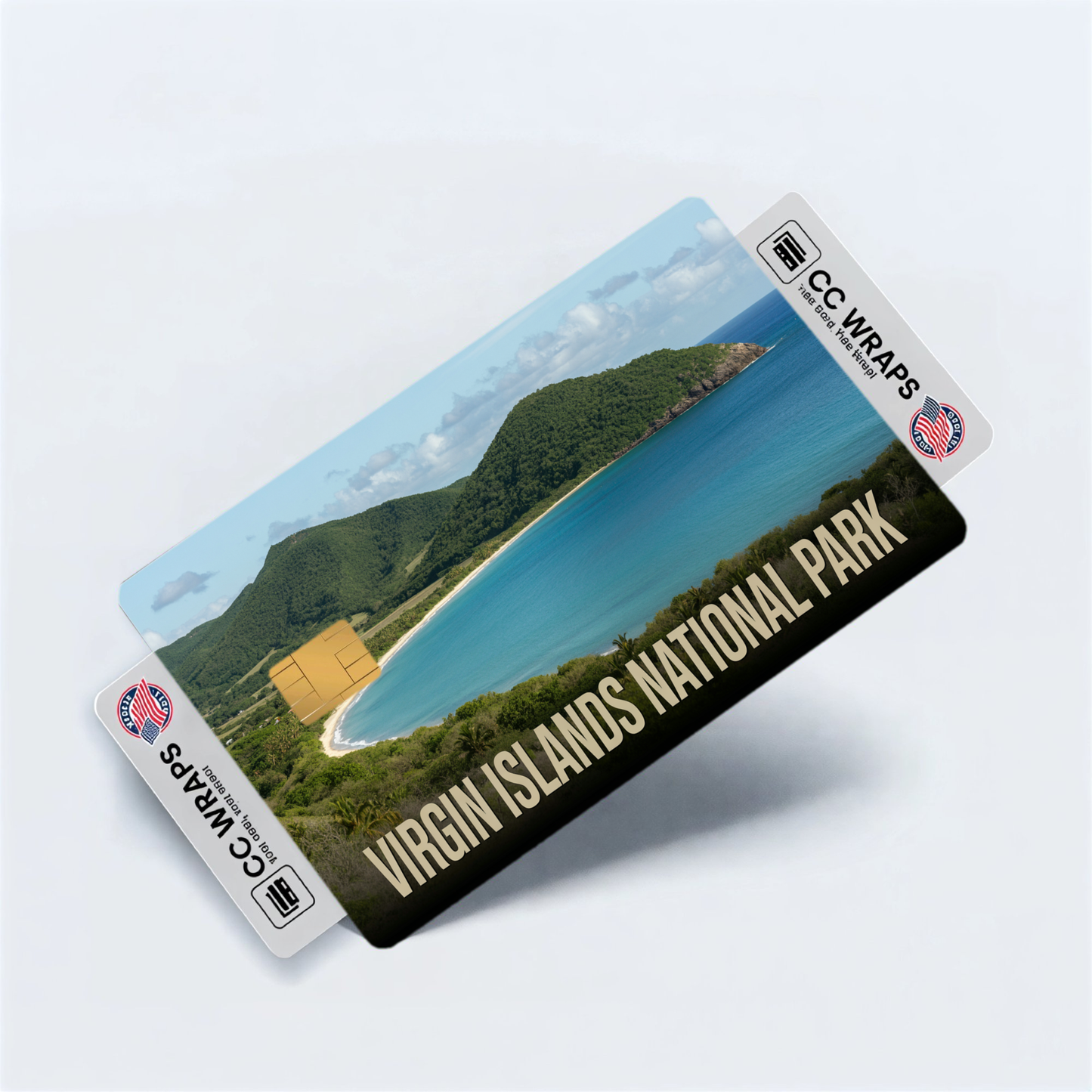 2PK Virgin Islands National Park Credit Card Vinyl Skin Decal