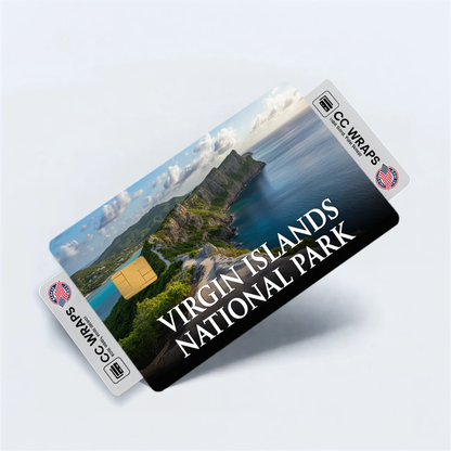 2PK Virgin Islands National Park Credit Card Vinyl Skin Decal