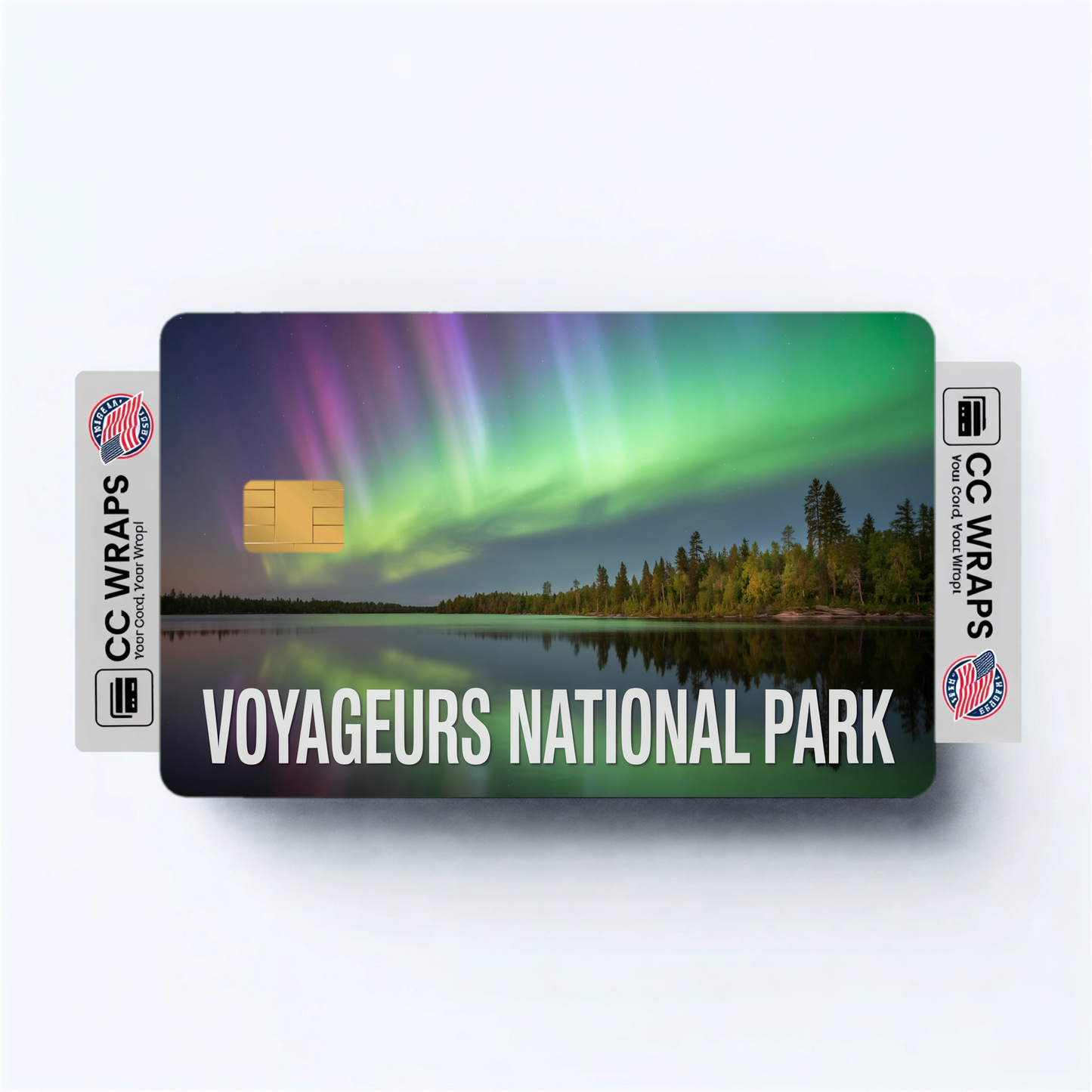 2PK Voyageurs National Park Credit Card Vinyl Skin Decal