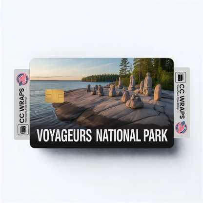 2PK Voyageurs National Park Credit Card Vinyl Skin Decal