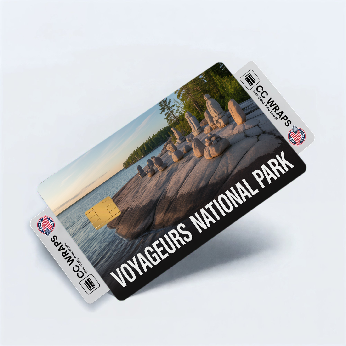 2PK Voyageurs National Park Credit Card Vinyl Skin Decal