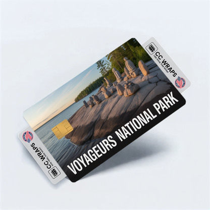 2PK Voyageurs National Park Credit Card Vinyl Skin Decal