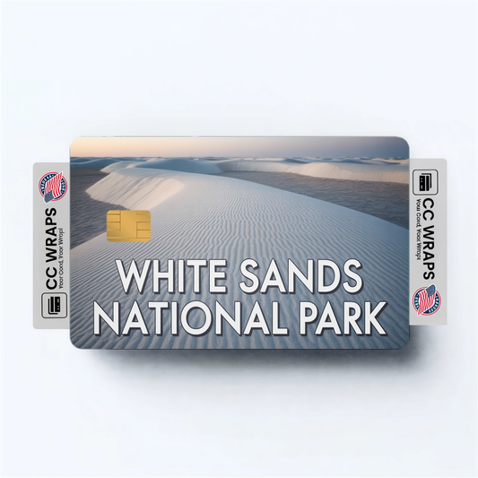 2PK White Sands National Park Credit Card Vinyl Skin Decal