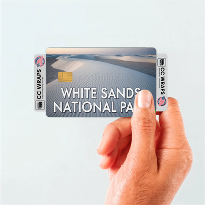 2PK White Sands National Park Credit Card Vinyl Skin Decal