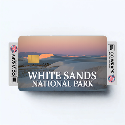 2PK White Sands National Park Credit Card Vinyl Skin Decal