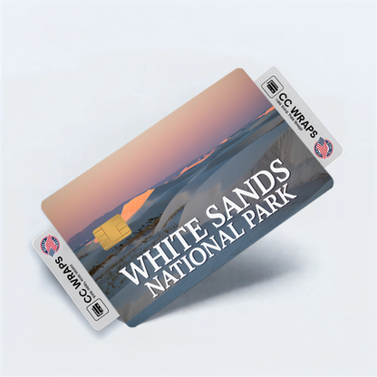2PK White Sands National Park Credit Card Vinyl Skin Decal