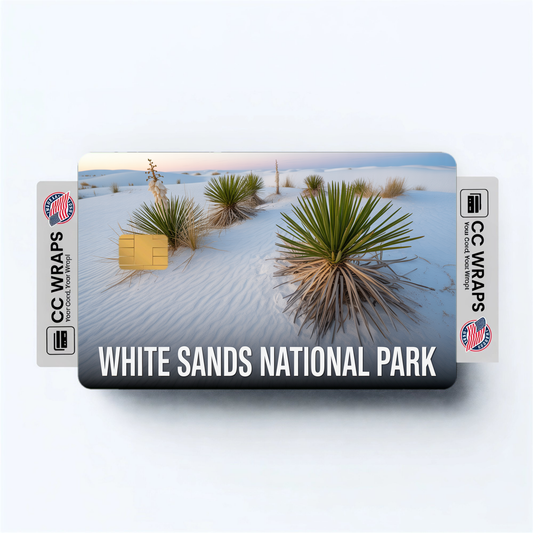 2PK White Sands National Park Credit Card Vinyl Skin Decal