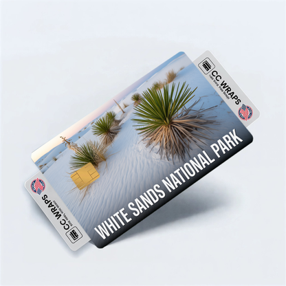 2PK White Sands National Park Credit Card Vinyl Skin Decal