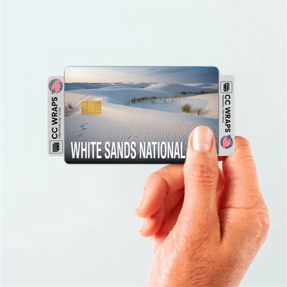 2PK White Sands National Park Credit Card Vinyl Skin Decal