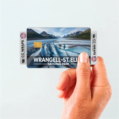 2PK Wrangell-St. Elias National Park Credit Card Vinyl Skin Decal