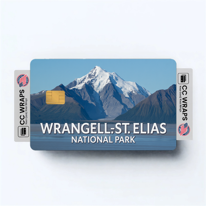 2PK Wrangell-St. Elias National Park Credit Card Vinyl Skin Decal