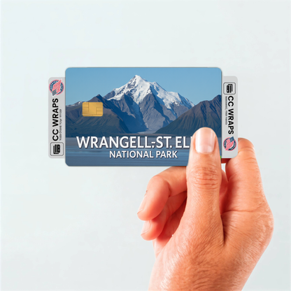 2PK Wrangell-St. Elias National Park Credit Card Vinyl Skin Decal