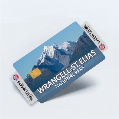 2PK Wrangell-St. Elias National Park Credit Card Vinyl Skin Decal