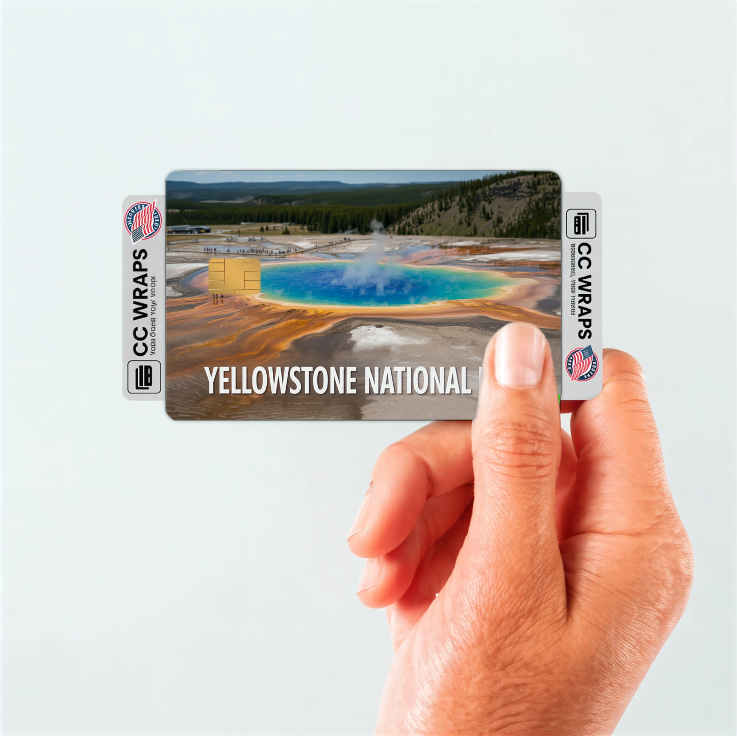 2PK Yellowstone National Park Credit Card Vinyl Skin Decal