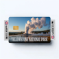2PK Yellowstone National Park Credit Card Vinyl Skin Decal