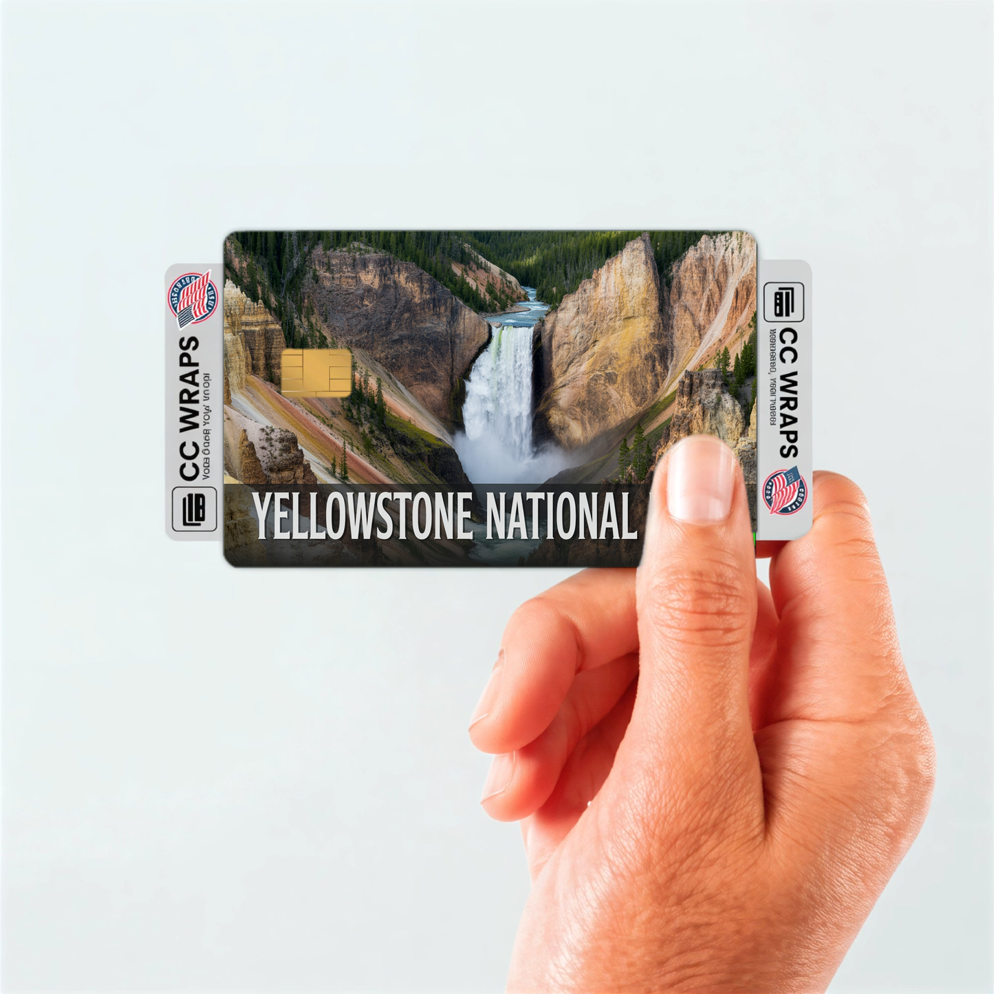 2PK Yellowstone National Park Credit Card Vinyl Skin Decal