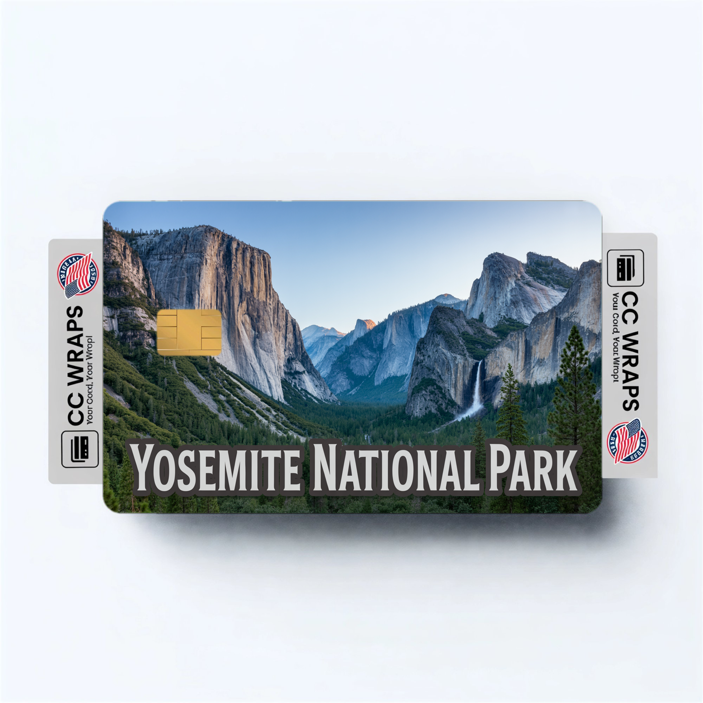 2PK Yosemite National Park Credit Card Vinyl Skin Decal