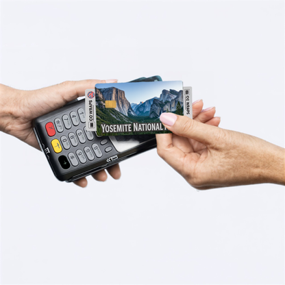 2PK Yosemite National Park Credit Card Vinyl Skin Decal