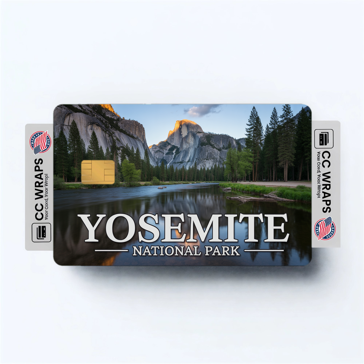 2PK Yosemite National Park Credit Card Vinyl Skin Decal