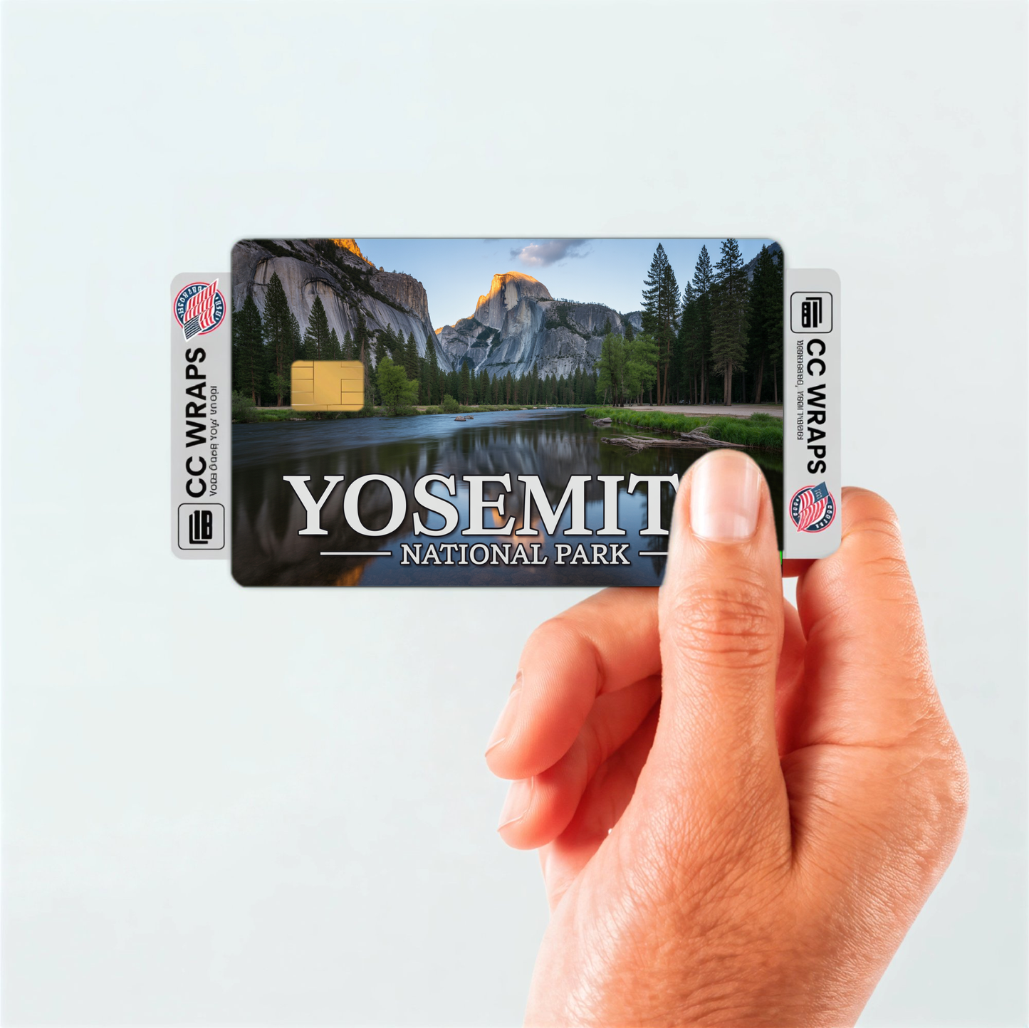 2PK Yosemite National Park Credit Card Vinyl Skin Decal