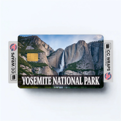 2PK Yosemite National Park Credit Card Vinyl Skin Decal