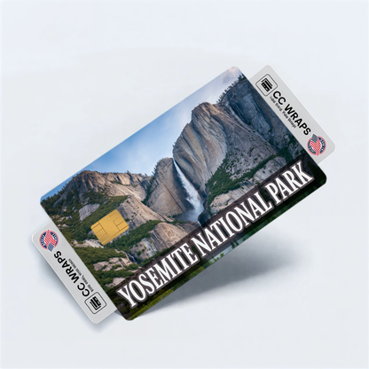 2PK Yosemite National Park Credit Card Vinyl Skin Decal
