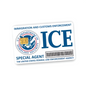 (2 Pack) ICE Credit Card Sticker Funny Parody Vinyl Debit Card Skin Decal