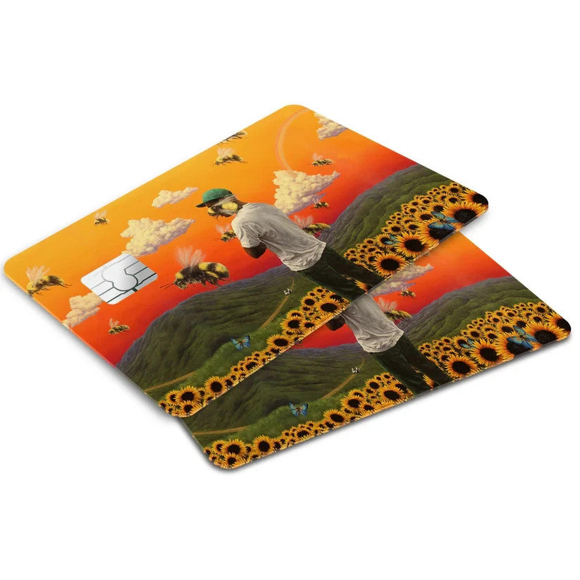 2 Pack Tyler The Creator Flower Credit Debit Card Sticker Vinyl Decal Skin Cool