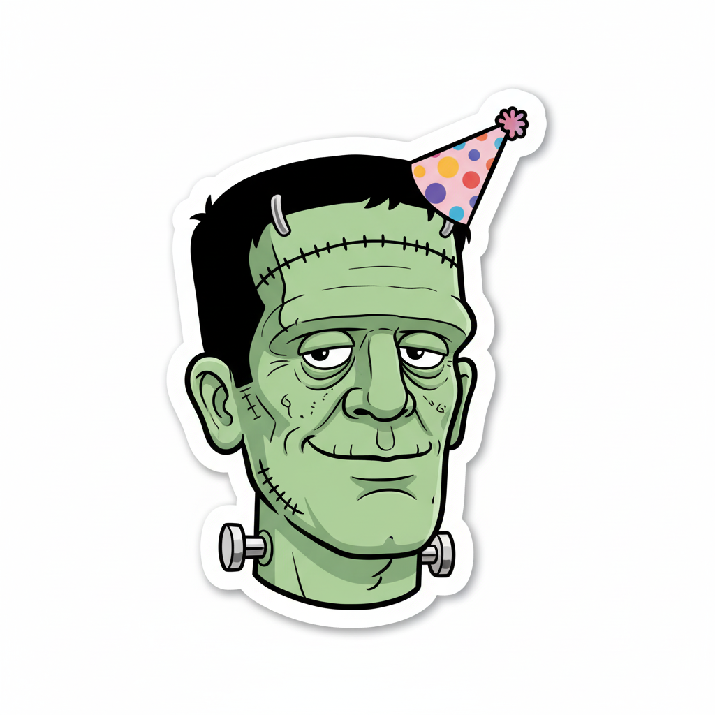 Pack of 2 Lurch Stickers 3.15x3.15 Inch | Funny Cool Halloween Vinyl Decal