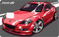 2 Pack RX8 Car Credit Debit Card Sticker Durable Vinyl Waterproof Decal Skin