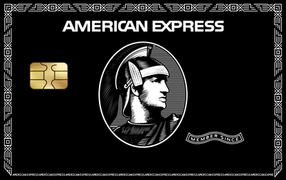 2 Pack Black American Express Credit Debit Card Sticker Vinyl Skin Durable Decal