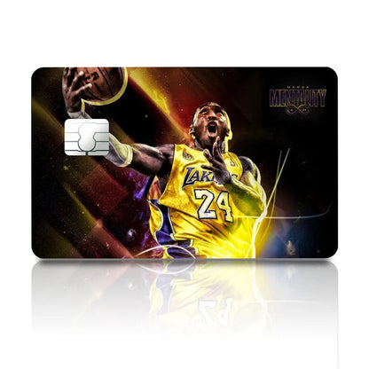 2 Pack Kobe Bryant Lakers Credit Debit Card Sticker Vinyl Decal Skin Mamba Style