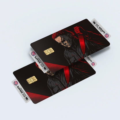 2 Pack Michael Myers Halloween Credit Debit Card Sticker Vinyl Decal Skin Horror