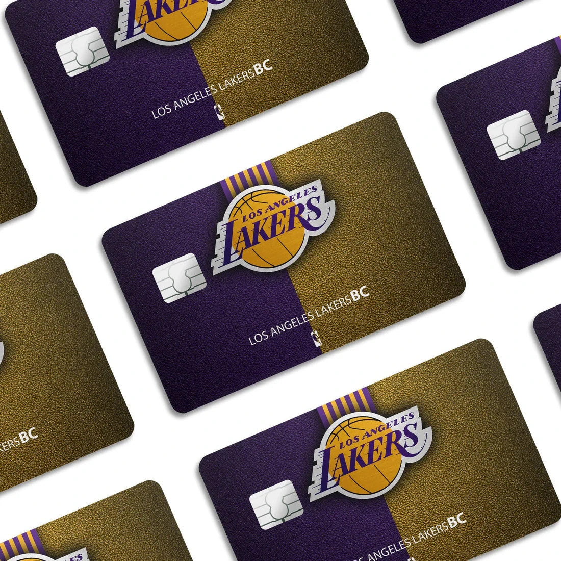 2 Pack LA Lakers Credit Debit Card Sticker Vinyl Decal Skin Basketball NBA