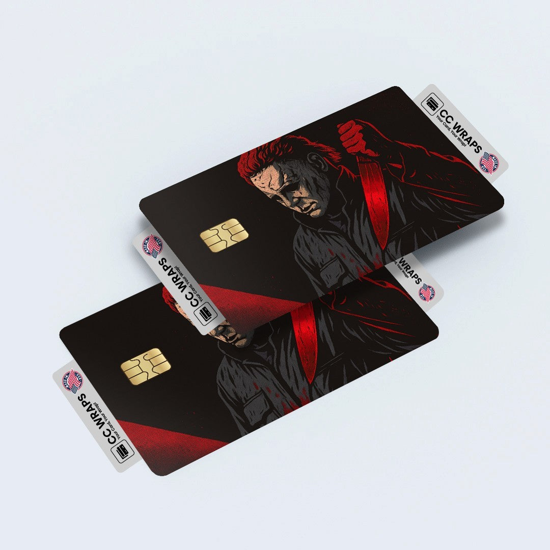 4 Pack Michael Myers Halloween Credit Debit Card Sticker Vinyl Decal Skin Horror