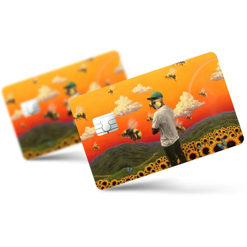 2 Pack Tyler The Creator Flower Credit Debit Card Sticker Vinyl Decal Skin Cool