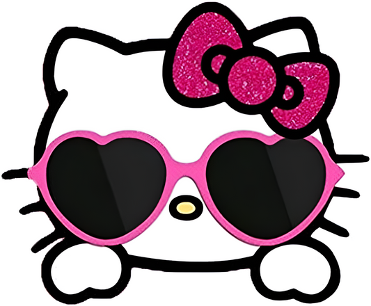 3 PCS Hello Kitty With Sunglasses sticker