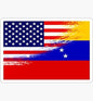 American Venezuela Flag Vinyl Sticker Decal