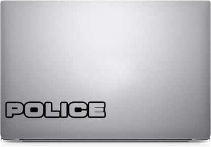 5PCS POLICE Decal Sticker – 5inch x 2inch Vinyl Law Enforcement Car Window Bumper