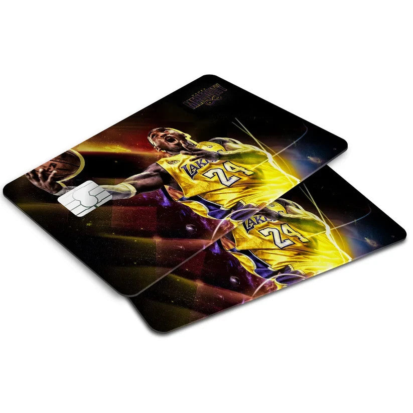 2 Pack Kobe Bryant Lakers Credit Debit Card Sticker Vinyl Decal Skin Mamba Style