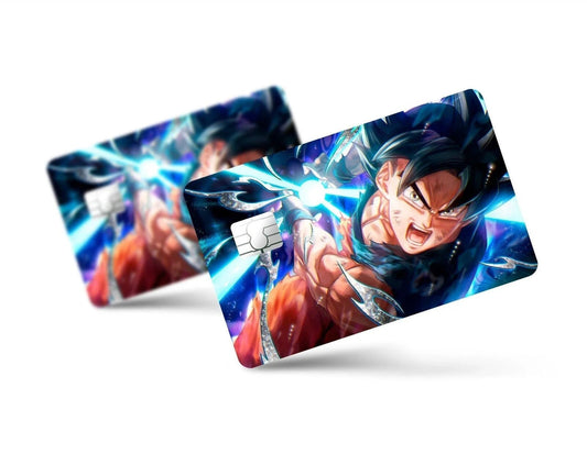 2 Pack Dragon Ball Z Goku Credit Debit Card Sticker Durable Vinyl Decal