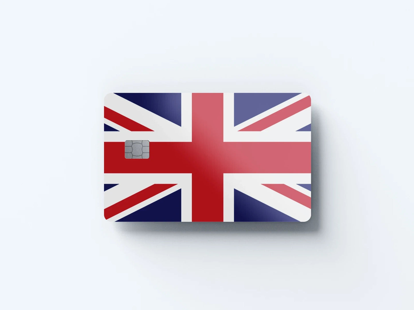 2 Pack Great Britain Flag Credit Debit Card Sticker Durable Vinyl Decal Durable