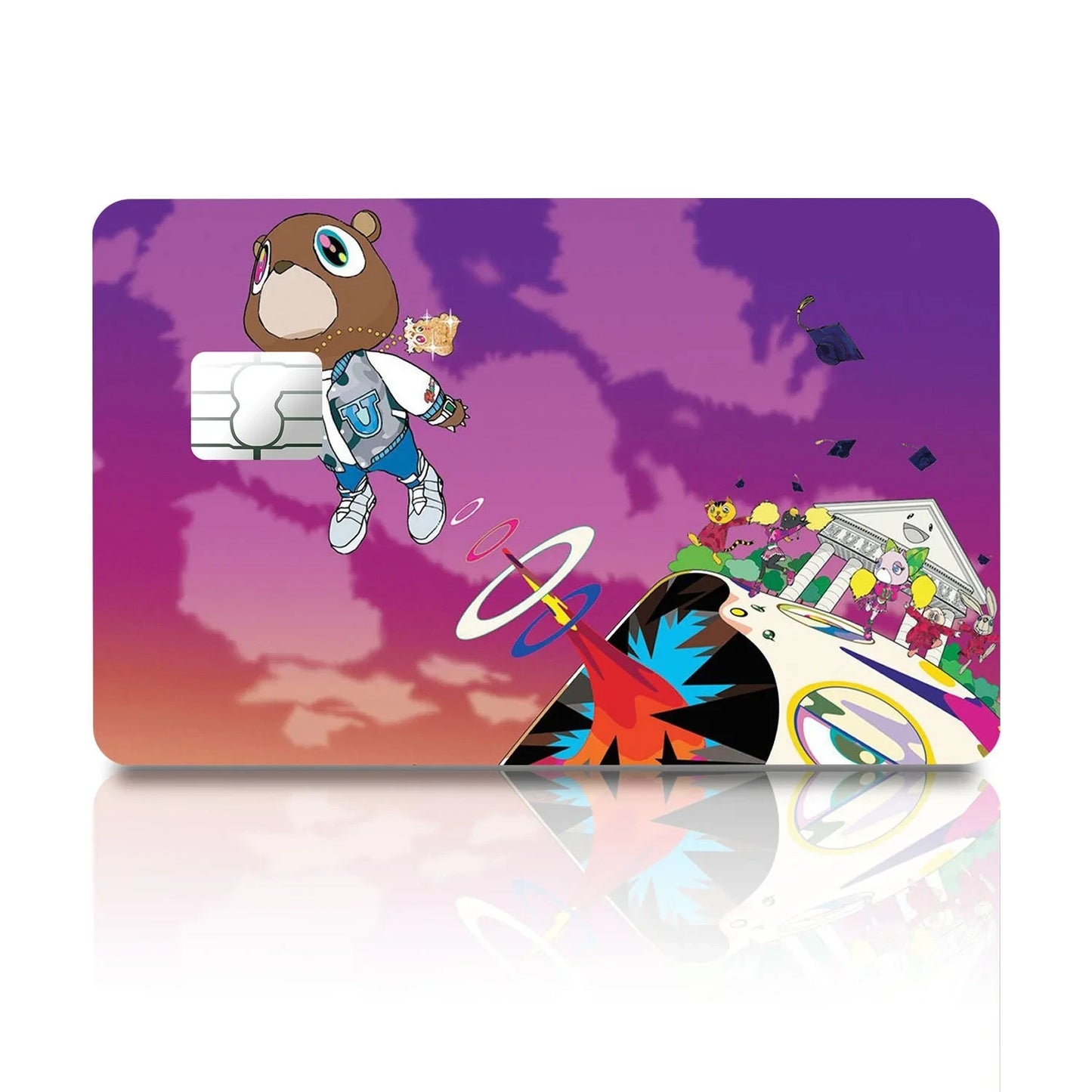 2 Pack Kanye West Graduation Credit Debit Card Sticker Vinyl Decal Skin Cool Art