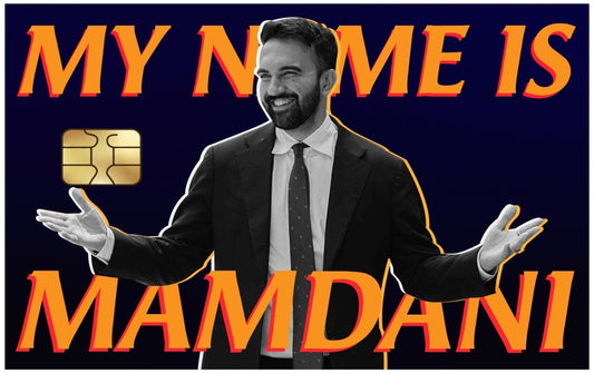 2 Pack Mamdani New York Mayor Credit Debit Card Sticker Vinyl Decal Skin Cool