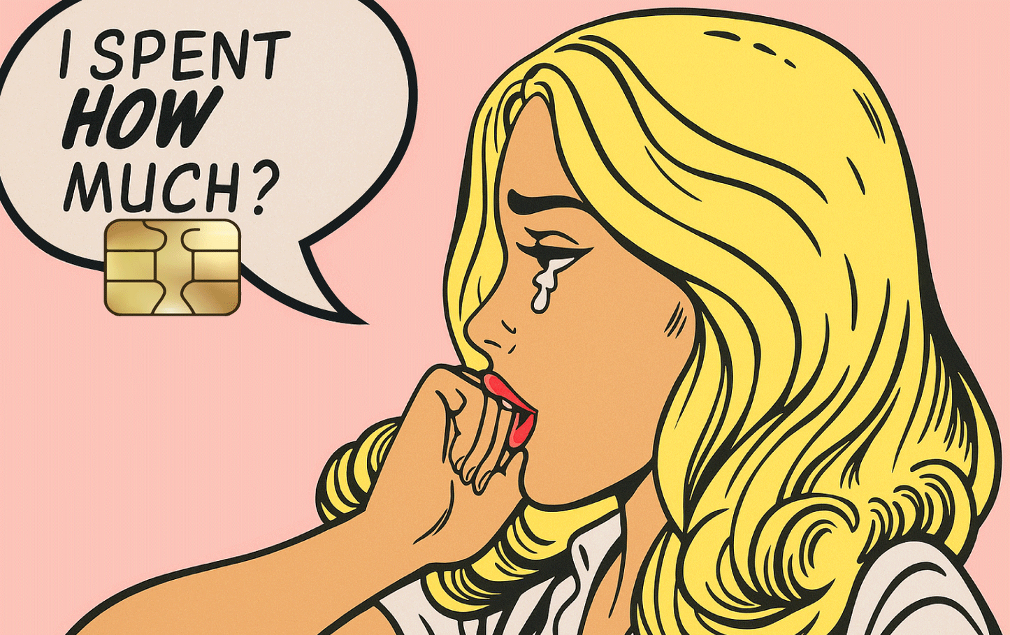 2 pack I Spent How Much Girl Meme Credit Debit Card Sticker Vinyl Skin Decal