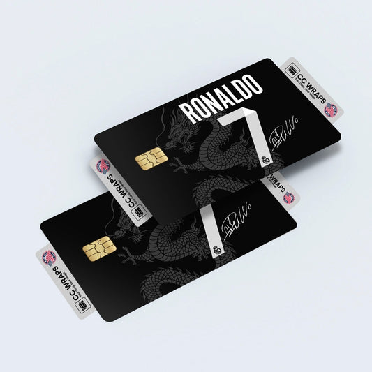 2 Pack Sports CR7 Credit Debit Card Sticker Vinyl Decal Skin Durable Football