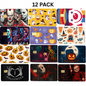12 Pack Halloween Credit Debit Card Sticker Vinyl Decal Combo Spooky Set
