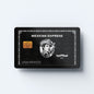 Mexican Express Black Chalino Vinyl Credit Card Sticker by CC Wraps